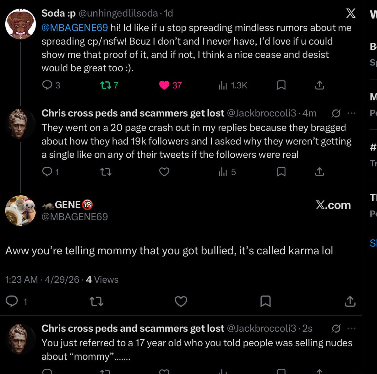 Chris cross peds and scammers get lost tweet media