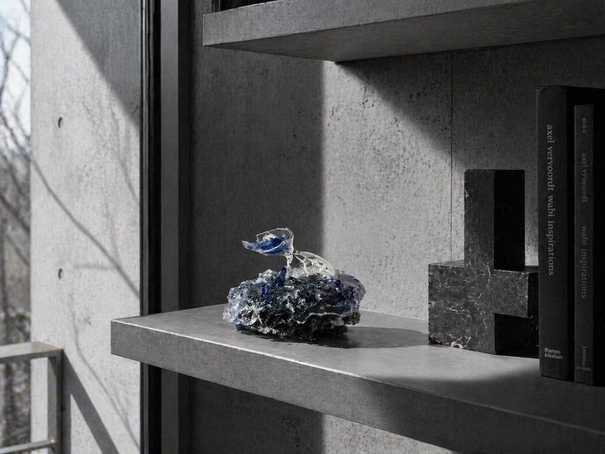 vikifpa's tweet photo. 《秒の沈澱》
2026年
115×180×80mm
ワインボトル、ガラス、樹脂

《Sediment of Seconds》
2026年
115×180×80mm
Wine bottles, glass, resin https://t.co/YuczVdV7Ex