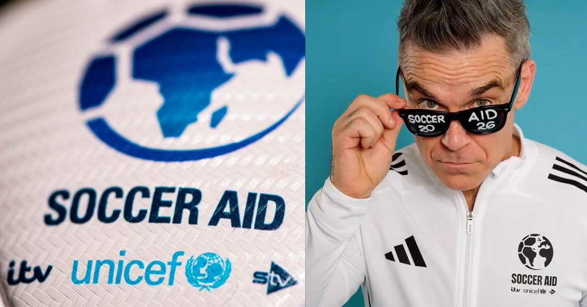 rwlfr's tweet photo. ITV diffusera prochainement un nouveau documentaire marquant les 20 ans de Soccer Aid. Parmi les personnalités présentes dans ce documentaire inédit, on retrouvera @robbiewilliams, à l'origine de l'événement caritatif.
https://t.co/kLh7pOhhXc

#robbiewilliams https://t.co/0ZZ7qQqEC3