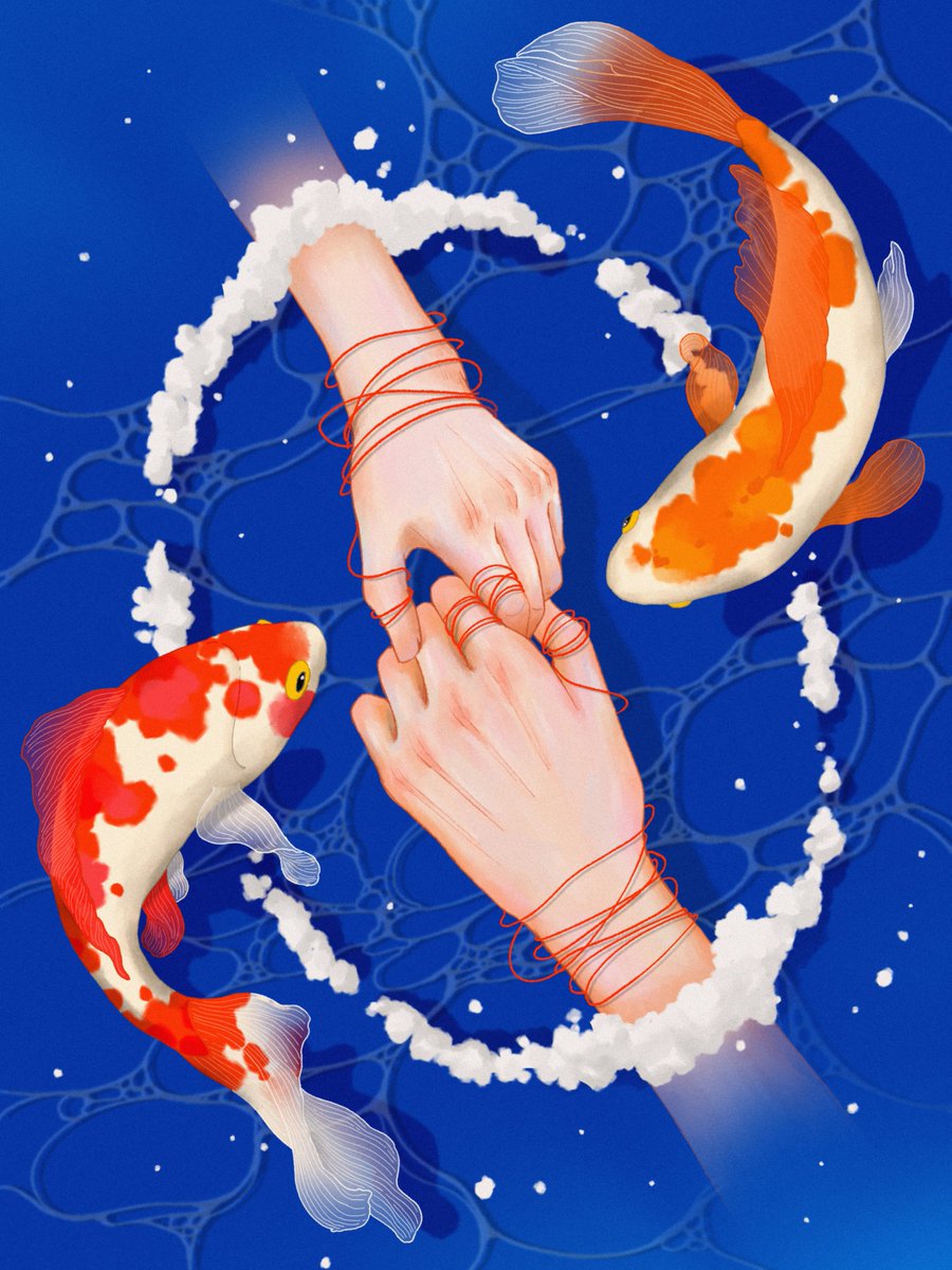 commab94's tweet photo. The red thread of fate https://t.co/Qr9xlwQdHm