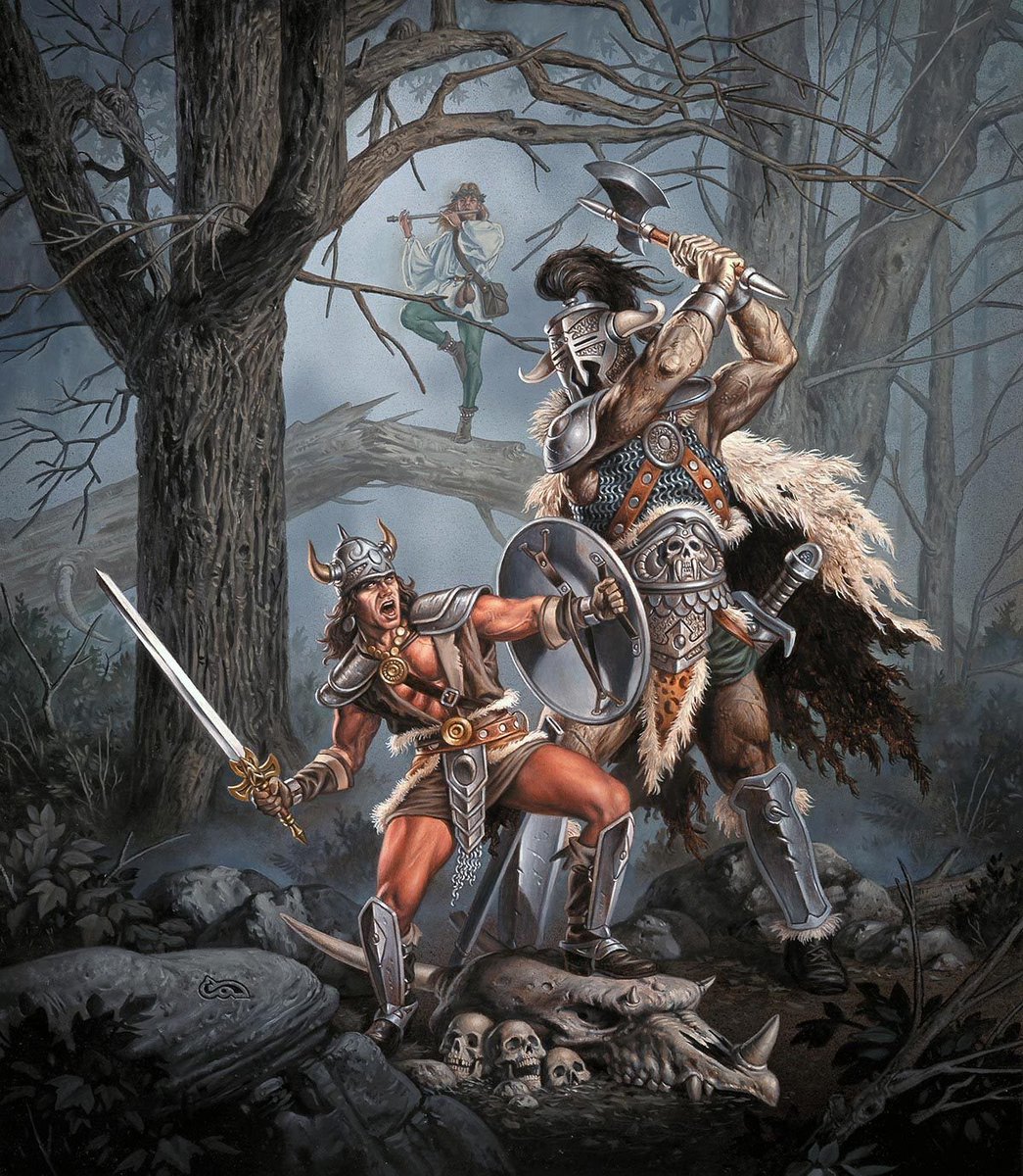 The Oath &amp; The Measure by Clyde Caldwell 1992
#fantasyart