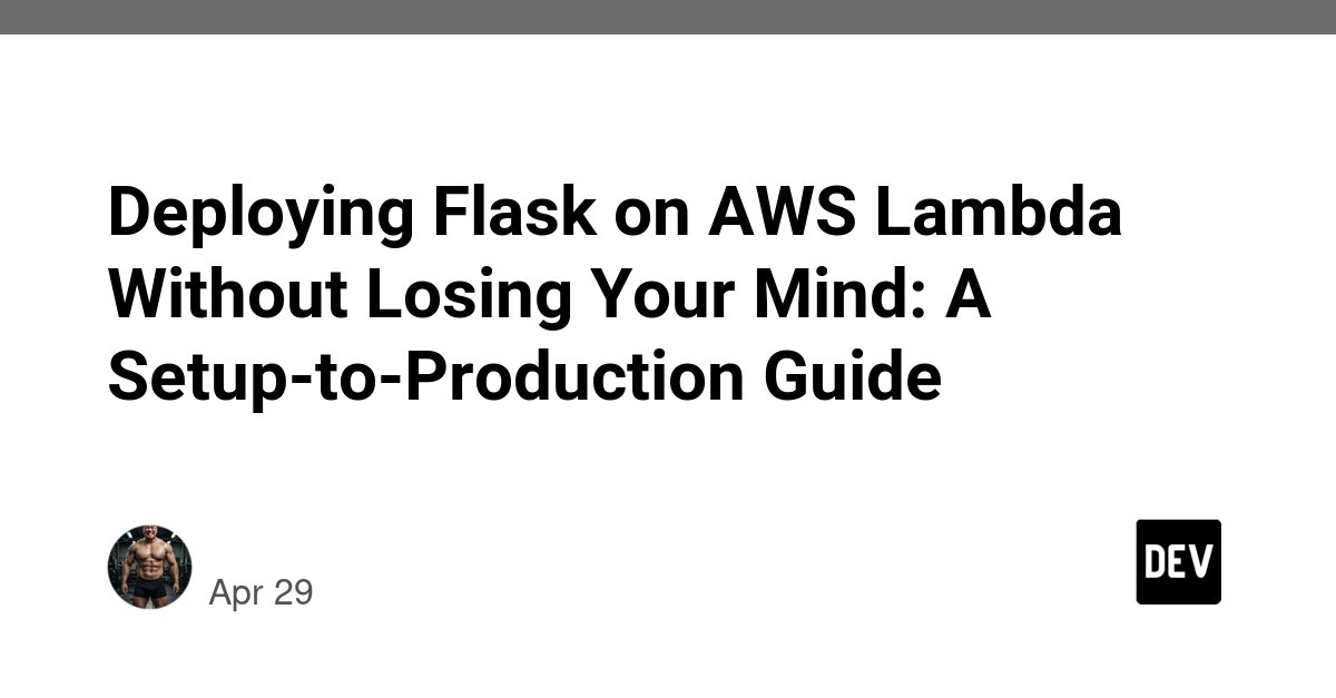RDarrylR's tweet image. Building #python backends with #Flask is still quite popular. An example of migrating a Flask API from EC2 to AWS #Lambda is described below. The cost difference alone is good reason to switch: a t3.micro burns roughly $8 to $10 a month idle, while Lambda bills per millisecond