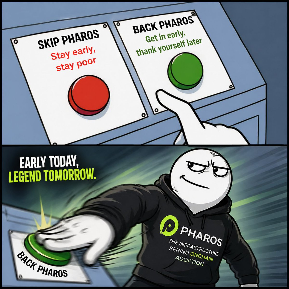 THOMASSHEL373's tweet photo. Pharos cooking something big 👀⚡

Fast chains win. Strong ecosystems last.
Pharos looks ready for both.

@Kiwi_Nod  @kiwinodbot

#Pharos #Web3 https://t.co/XhELA0aFS0