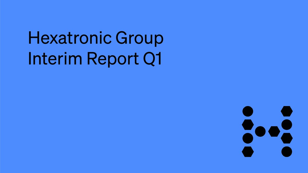 Hexatronic's tweet photo. Hexatronic Group presents the Interim Report Q1, 2026. Read the full press release and report here: https://t.co/Oje3yrDMRd https://t.co/TIA4xSVtA6