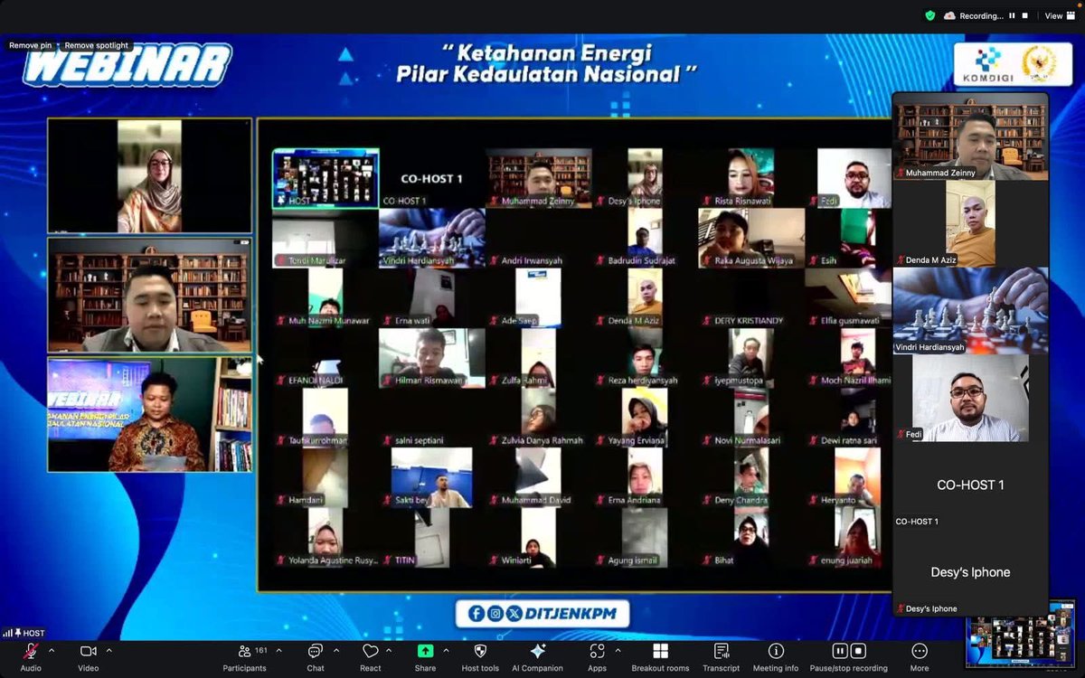 muhammadzeinny's tweet image. Beberapa waktu lalu diskusi bersama teh Dr. Desy Ratnasari, Anggota Komisi 1 DPR RI) dan Dr. Dadan Kusdiana (Sekjend Dewan Energi Nasional). 

Harapannya ini menjadi fondasi filosofis untuk #Indonesia tentang kedaulatan energi bangsa.