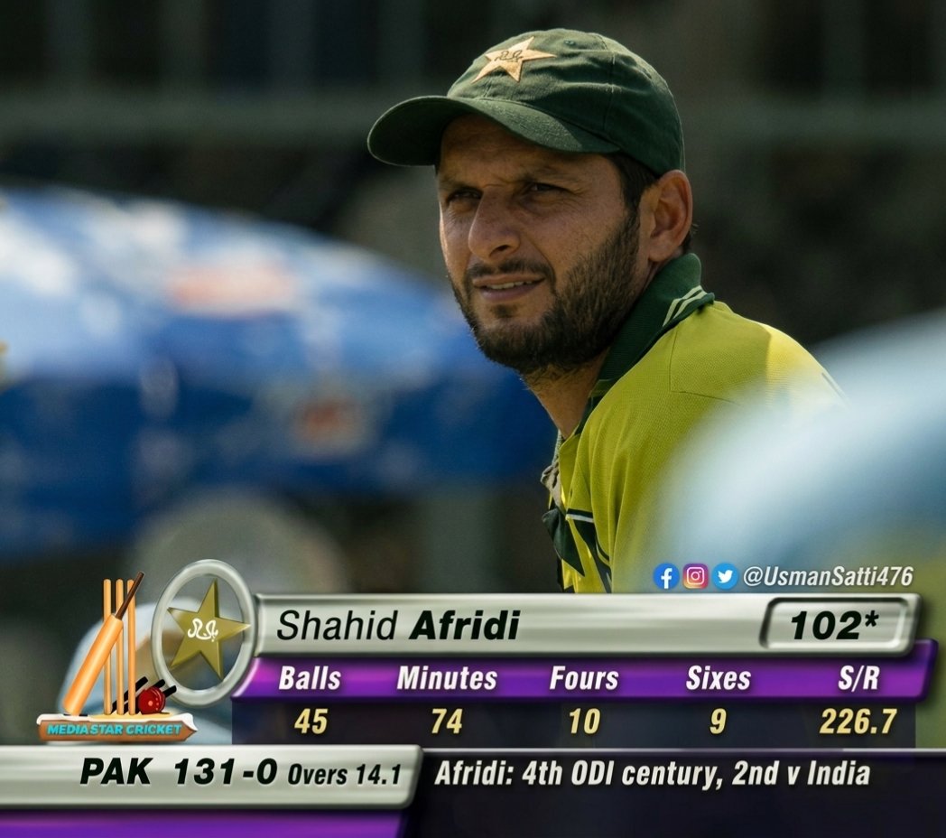 usmansatti476's tweet image. بس ایسا تھا ہمارا شاہد آفریدی 🔥🏏💥              

#Hero #ShahidAfridi #Lala