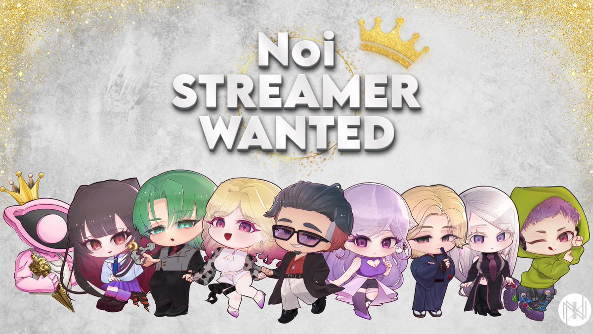 NoiStreame's tweet photo. この度、Noi streamerとして配信活動を一緒に盛り上げてくれる、新規メンバーを募集する事になりました👑

配信活動にモチベがある方、有名になりたい方、業界を盛り上げるのが好きな方！！！

もし良ければNoiにお力を貸していただけないでしょうか⁉️

気になる方、是非DMまでご連絡お願い致します👑 https://t.co/AazTrMh0tW