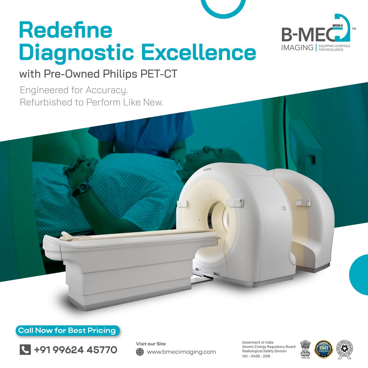 bmecimaging's tweet photo. Redefining diagnostic excellence with precision and performance.

Pre-owned PET-CT systems from B-MEC Imaging deliver reliable imaging, optimized cost, and like-new performance—empowering better clinical decisions every day.

Refurbished. Tested. Trusted. https://t.co/aX7jl5diJj