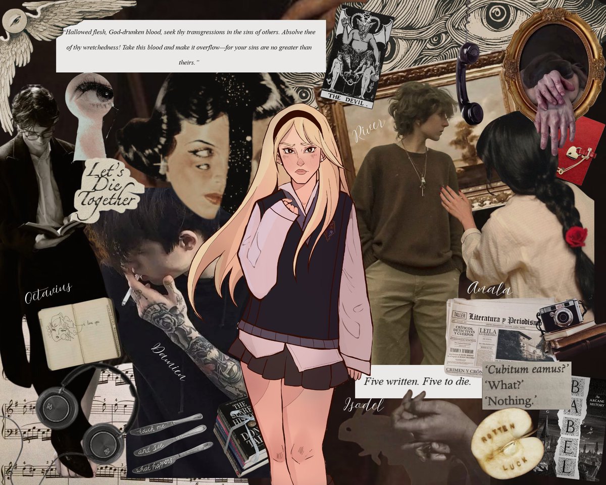 Rebecca Leigh is querying AD INFERNUM tweet media