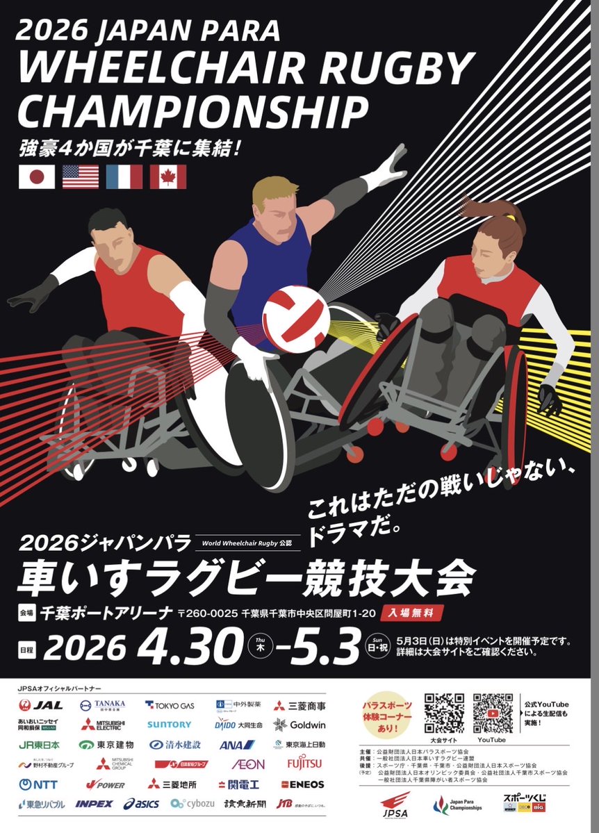 日本パラスポーツ協会 tweet media