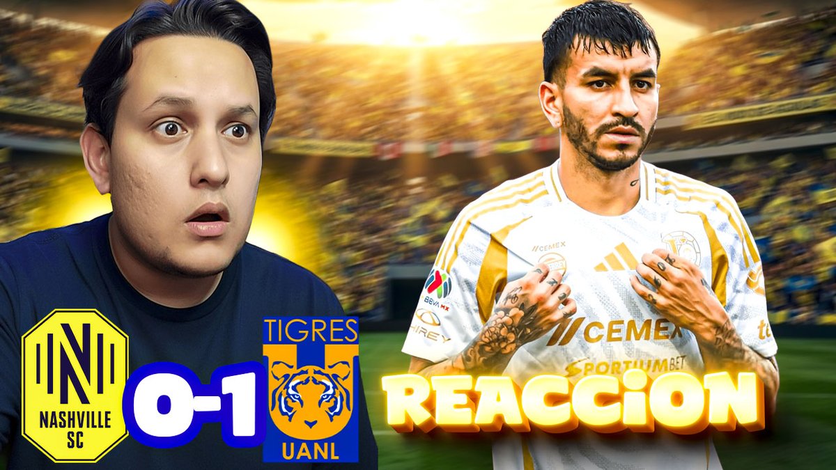 HTerminel's tweet photo. 🚨¡RESUMEN NASVILLE 0-1 TIGRES!🚨MI REACCION DE LAS SEMIFINALES DE CONCACAF || SoyElYepiz🚨

📷VIDEO COMPLETO📷https://t.co/jZaZWmQ7CS https://t.co/ZVr7tVXsv0