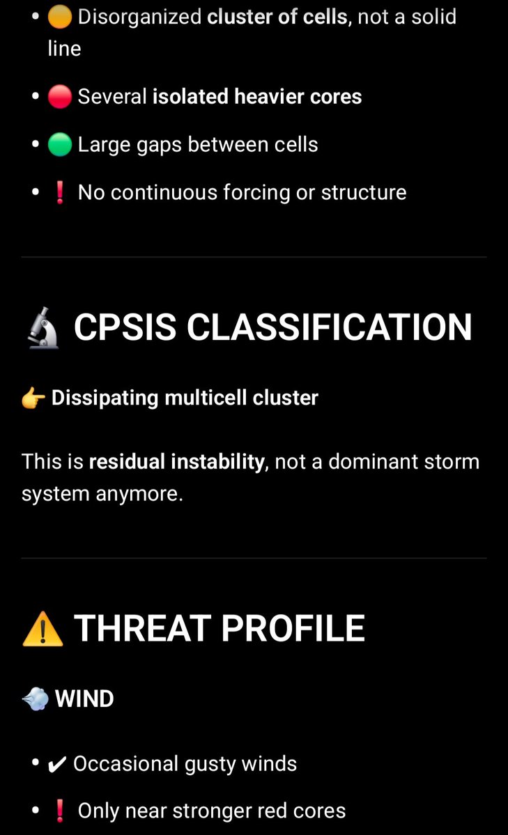 HEIS_Tswvlis's tweet image. 🔍 #CPSIS SCAN — #Grenada CLUSTER

Low risk storm cluster.

4/29/2026
#CapstoneStabilityTheorem 
#SevereWeather