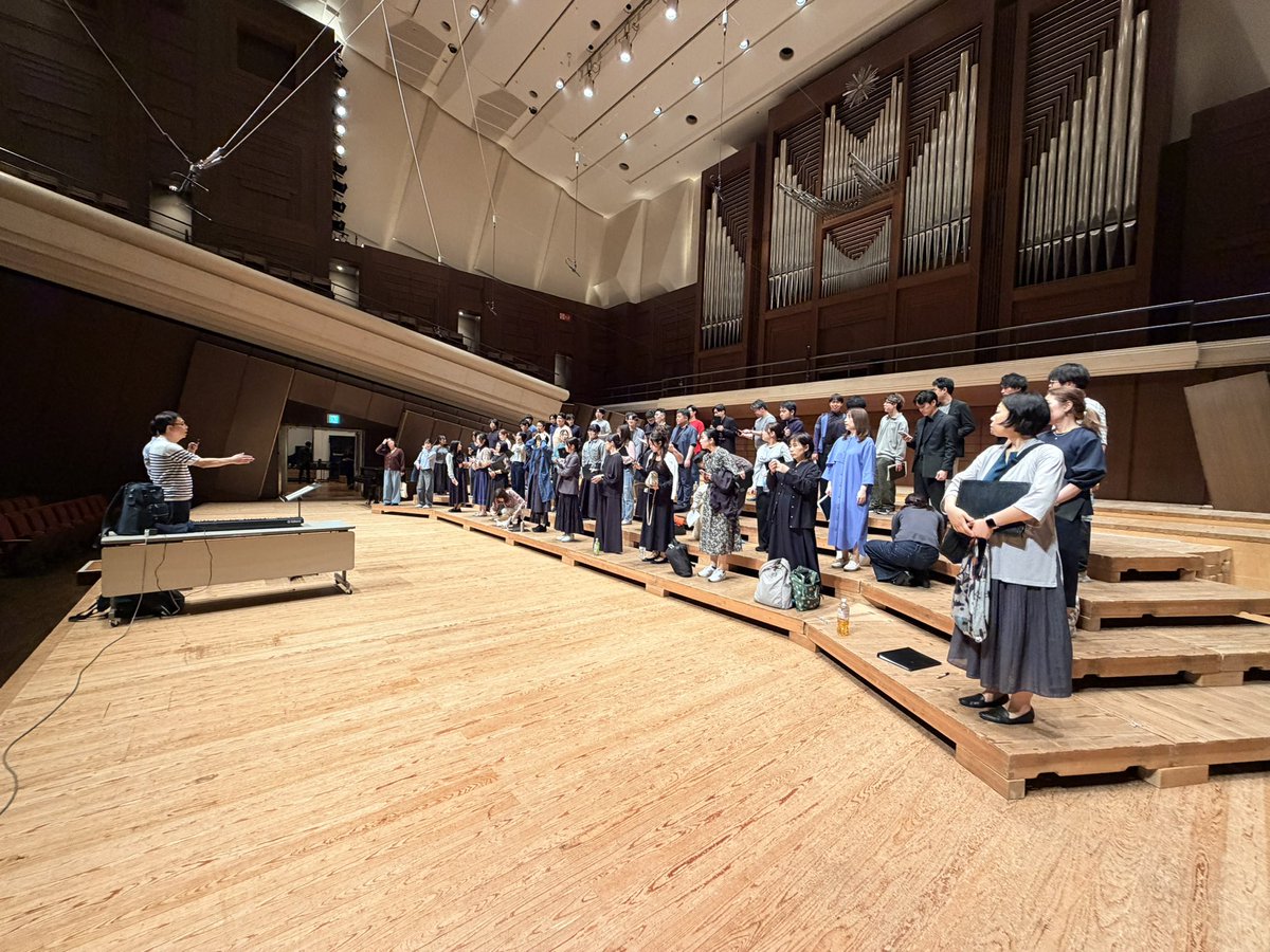 ChorAlyssum's tweet photo. 本日カンタートの本番！！！

すみだトリフォニーホールでお待ちしております✨ https://t.co/pB1SS9Si14