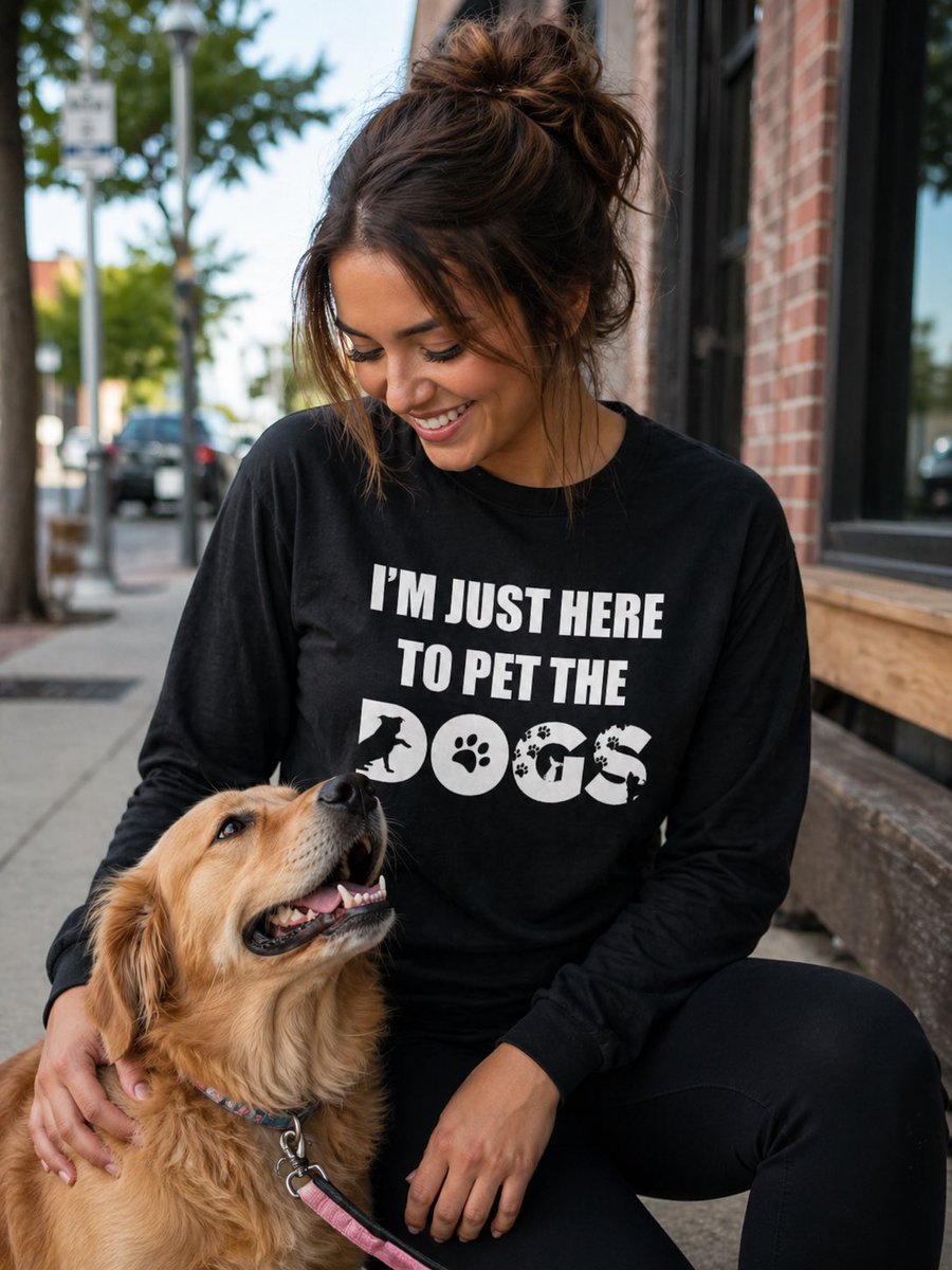 RoamingWildern's tweet image. Dog lovers, this shirt was made for you 🐶❤️ “I’m Just Here To Pet The Dogs” — funny, simple, and perfect for real dog people.
Check the link in my bio to grab yours 👇
#DogLover #DogMom #DogDad #FunnyDogShirt #DogLife #PetLovers #AnimalLover
