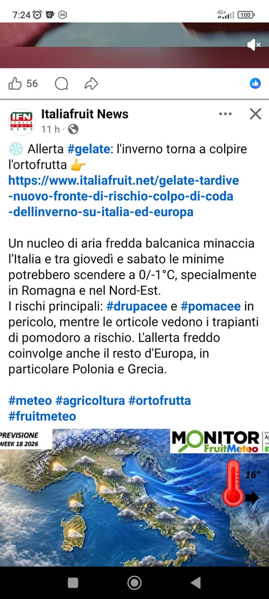 maicantar's tweet photo. @MMmarco0 è possibile questo scenario? Sono agricoltore... Dobbiamo iniziare a preoccuparci? https://t.co/dDbECdM9HZ