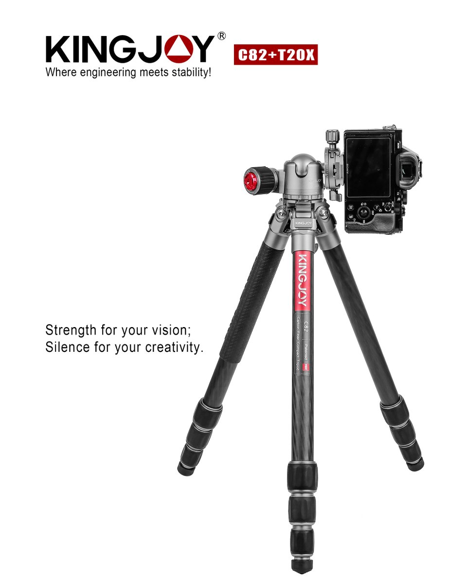 KingjoyGroup's tweet photo. Kingjoy C82
Crafted from 10-layer interwoven high-density carbon fiber

#Kingjoy #SolidRock #Tripod #ProfessionalTripod #StabilityMatters #FilmmakingGear #PhotographyGear #HeavyDuty #ProSupport #OutdoorShooting #StudioGear #PrecisionEngineering #ContentCreation #CameraSupport https://t.co/uBC1F6vle5