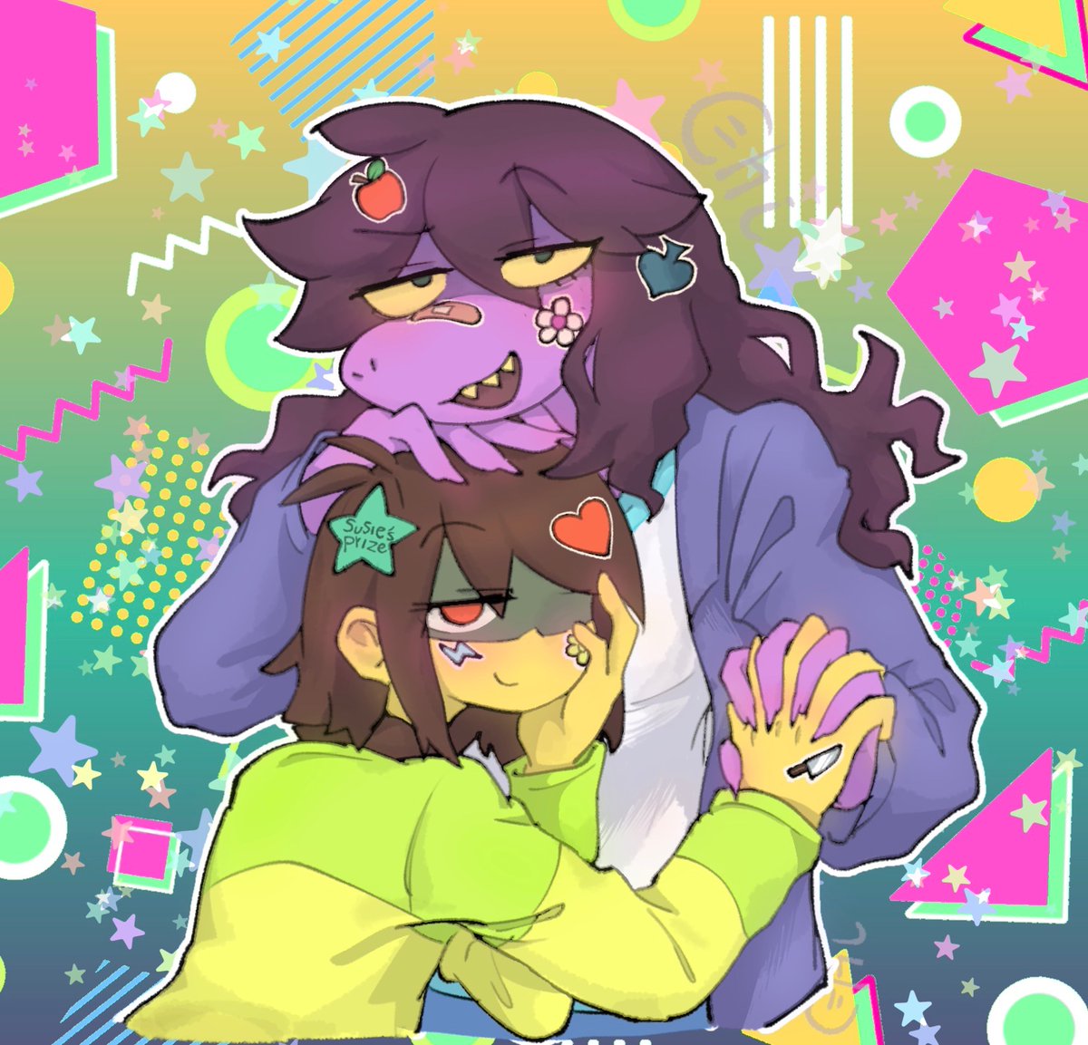 linhchiiz's tweet image. Stickers
#deltarune
#krusie
#deltarunechapter4