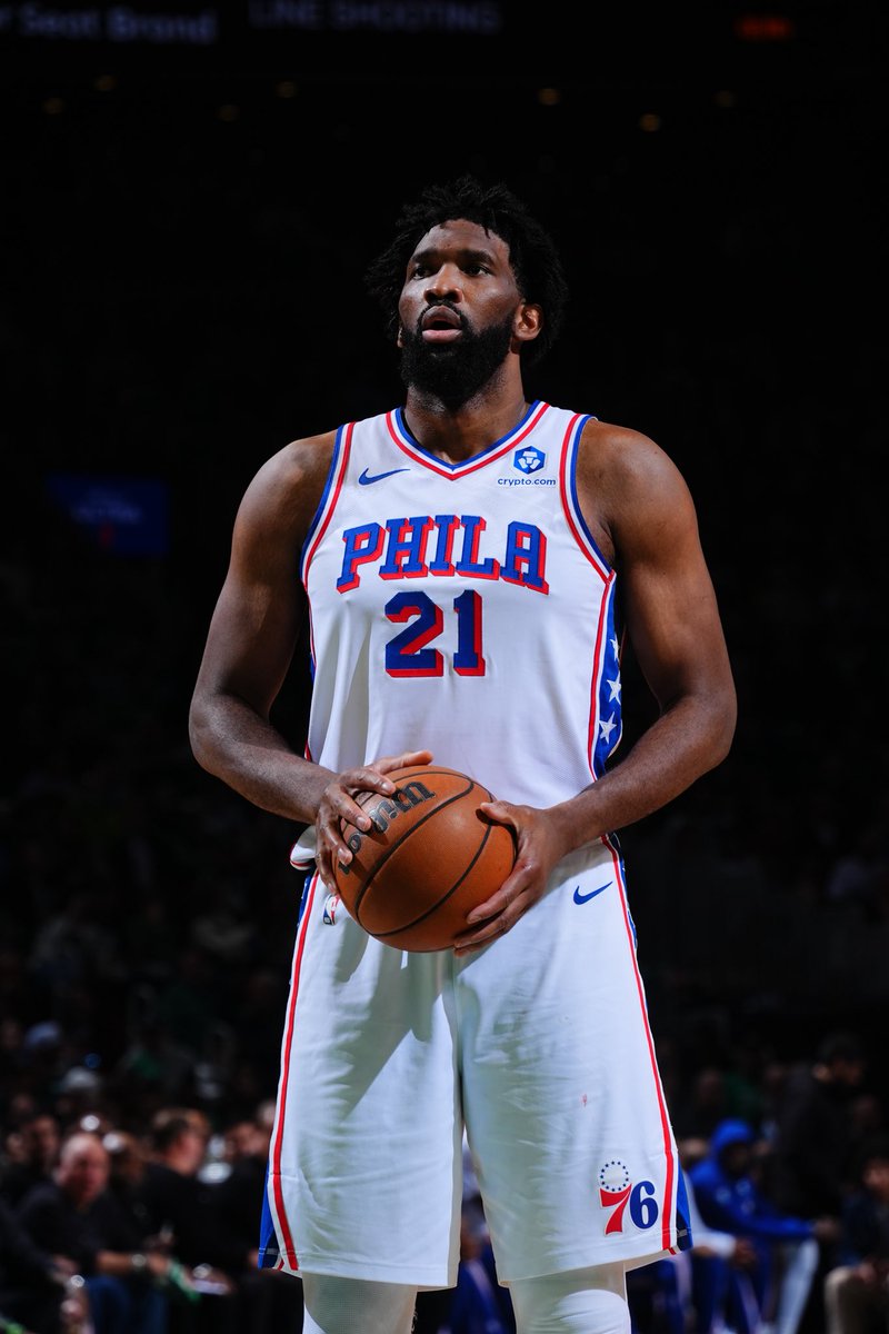 joelembiidia's tweet photo. Segundo partido tras una apendicitis y contra su bestia negra por excelencia, 33 puntos y un tercer cuarto para el recuerdo.

Que no te coman la cabeza los lowlights y los haters, Joel Embiid es uno de los mejores jugadores que has visto. https://t.co/s4yJarXMzN