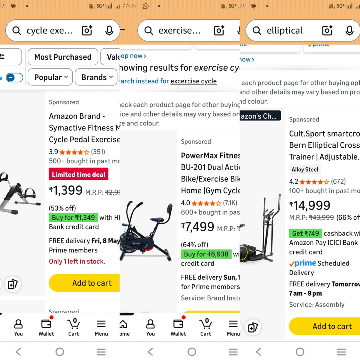 HarishRavi0014's tweet image. It would be nice to have a gear for front or back power transmission #excercise choice