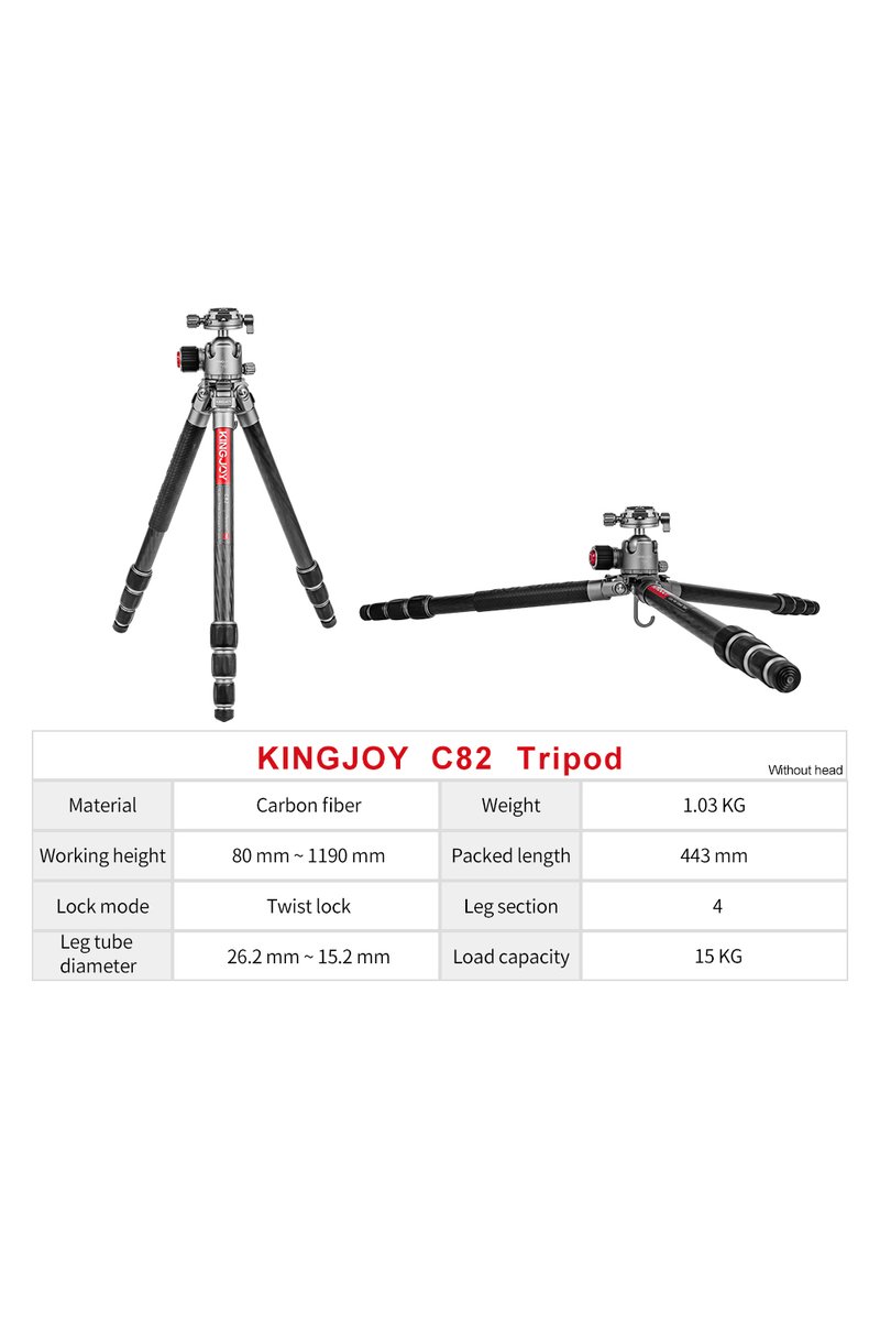 KingjoyGroup's tweet photo. Kingjoy C82
Crafted from 10-layer interwoven high-density carbon fiber

#Kingjoy #SolidRock #Tripod #ProfessionalTripod #StabilityMatters #FilmmakingGear #PhotographyGear #HeavyDuty #ProSupport #OutdoorShooting #StudioGear #PrecisionEngineering #ContentCreation #CameraSupport https://t.co/uBC1F6vle5