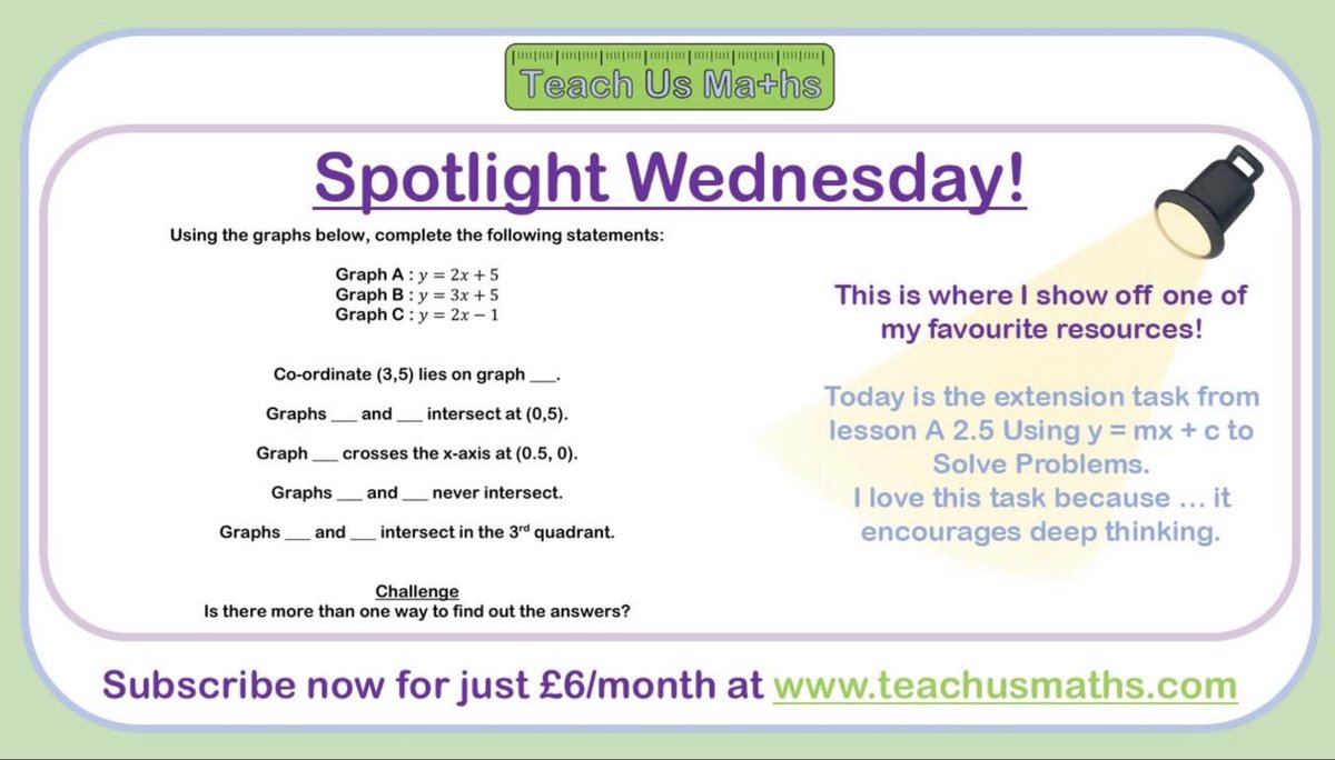 TeachUsMaths's tweet photo. For slideshow lessons, accompanying worksheets, detailed pre-recorded videos and supporting documents, as well as complete courses…
subscribe today at 💚 https://t.co/Y8B7JtuFhf 💚

#maths #teachers #students #homeeducation #keystage3 #gcse #teachusmaths https://t.co/kWQtkmsu9K
