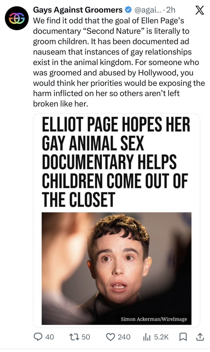 mcm1071989's tweet image. Gays Against Groomers disprove of Elliot Page’s doc. He was once Ellen Page &amp;amp; played ‘Juno (2007),’ receiving an Oscar nomination. When Elliot was Ellen she acted in the narrative film version of Oscar Winning Doc “Freeheld (2007),” which exposed homophobia in Ocean County #NJ.