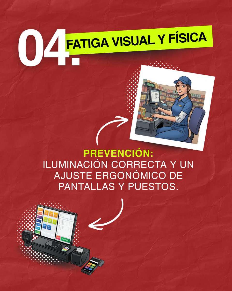 CCOOCarrefour's tweet photo. Echa un vistazo a este post y conoce cómo evitar riesgos ergonómicos, físicos y psicosociales. 

Si tu empresa no cumple, acude a tus delegados/as. 🛡️

Tu salud es tu principal derecho. ¡Infórmate y organízate! ✊ https://t.co/9OYcaNrkKO