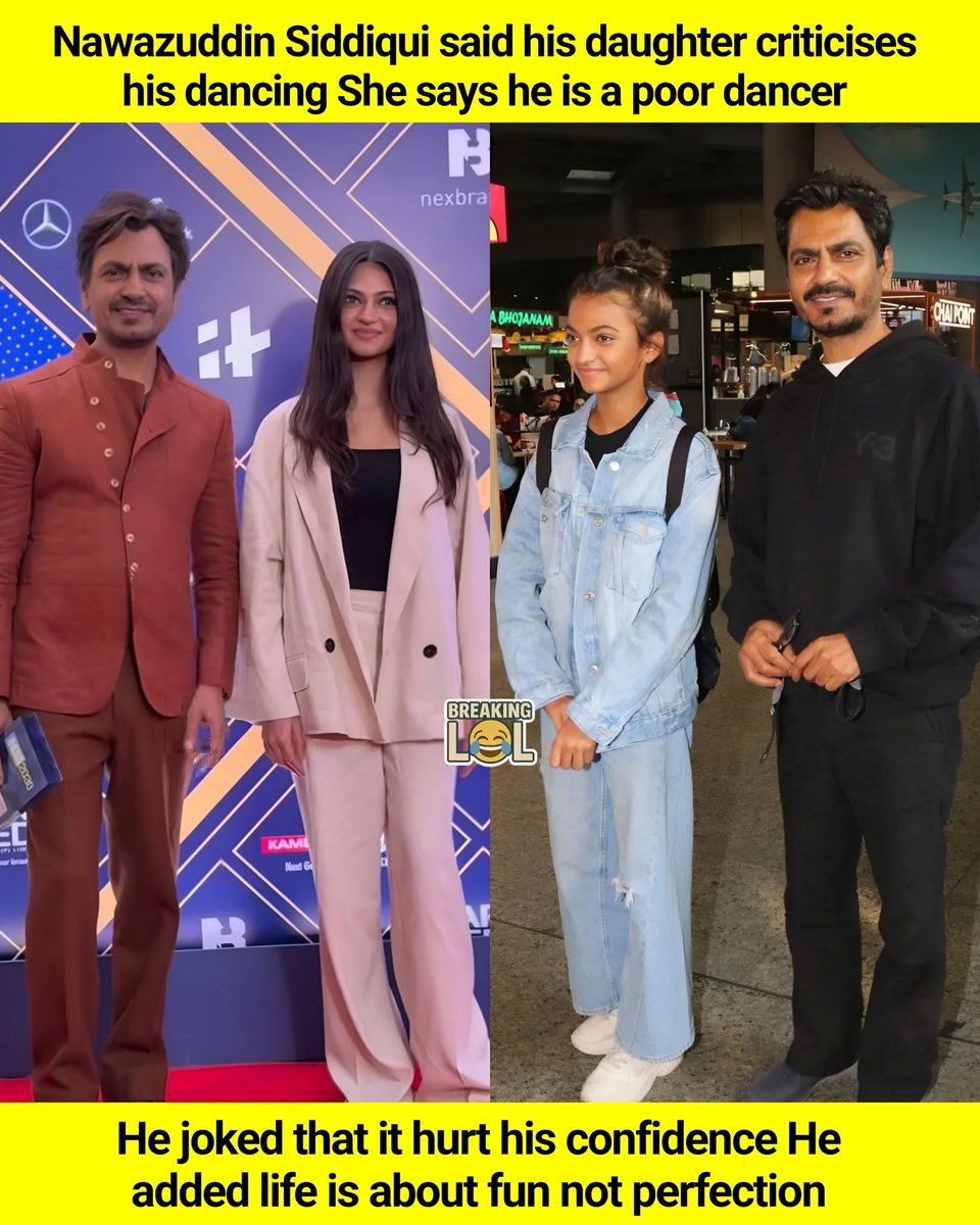 breaking_lol21's tweet image. #NawazuddinSiddiqui #Bollywood #Parenting #FunMoments #Dance #Confidence #Family #Entertainment #ActorLife