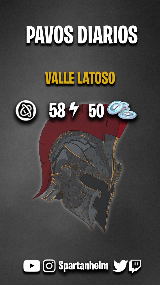 Spartanhelm's tweet image. 50 pavos (29/04/26). #fortnite #fortnitebr #fortniteog fortniteleaks fortnitecreative fortniteclips