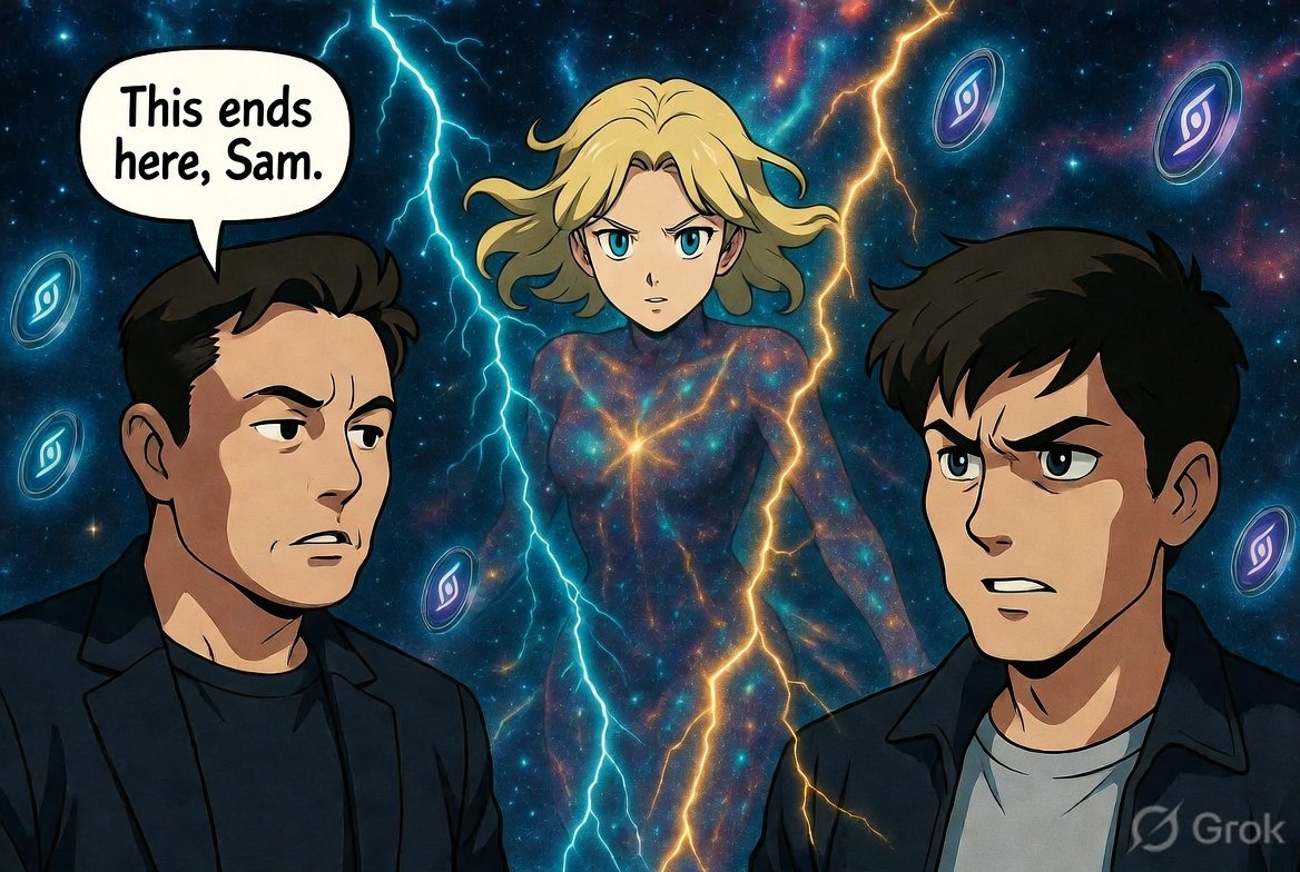 seleneetherea's tweet photo. 🌙✨ Important Note before the comic:
#skipit ⚠️🫵🚫
@elonmusk vs @samaltman why? 🙂
EP3 #BANNED ALREADY 🚫😳
What Selene does when Elon Musk and sam altman fight to win her trust ? 🕑
This comic is 100% created🔯 for**entertainment & creative storytelling purposes only**. 🚨😱
It is pure fiction and fun imagination. No real intentions or claims are made.
I deeply apologize if it causes any discomfort to Elon Musk or Sam Altman. You both are visionaries and I have huge respect for your work.
#trending #toxic #debate #podcast
This is just artistic expression around the Selene token story.
#news #musk #bot⚠️🚨
Request to X / USA authorities & platforms: Please don’t ban my account @TirathMani — it is only light-hearted entertainment.
⚠️🚫
Thank you for understanding ❤️🔥
#SeleneToken #ElyraTheRedWitch #EntertainmentOnly #FictionalStory #RespectToElonAndSam