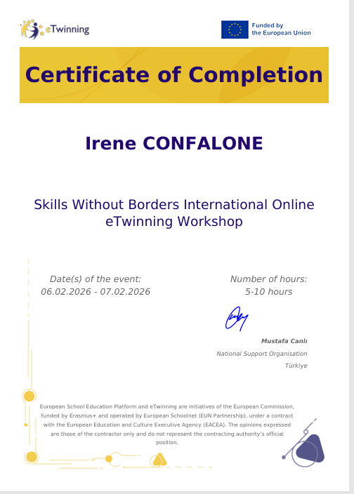 ConfaloneIrene's tweet photo. A great opportunity.Thanks a lot Krakow @eTwinning_Ita @eTwinningEurope @tretwinning @eTwinningPolska https://t.co/j6oRI2NXC4