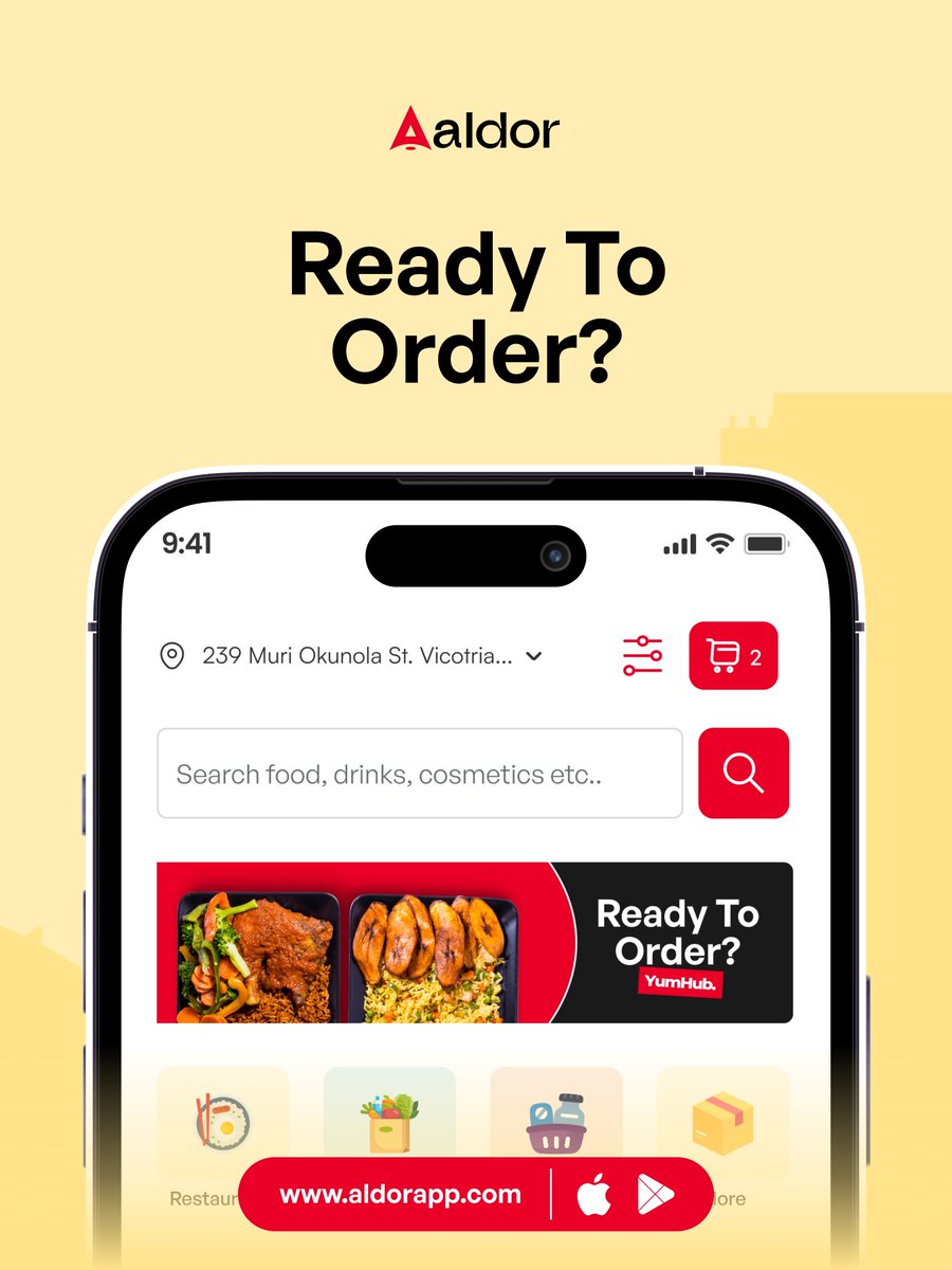 aldorhq's tweet image. Ready when you are.

Order anything, get it fast.

#aldor #aldorapp #delivery