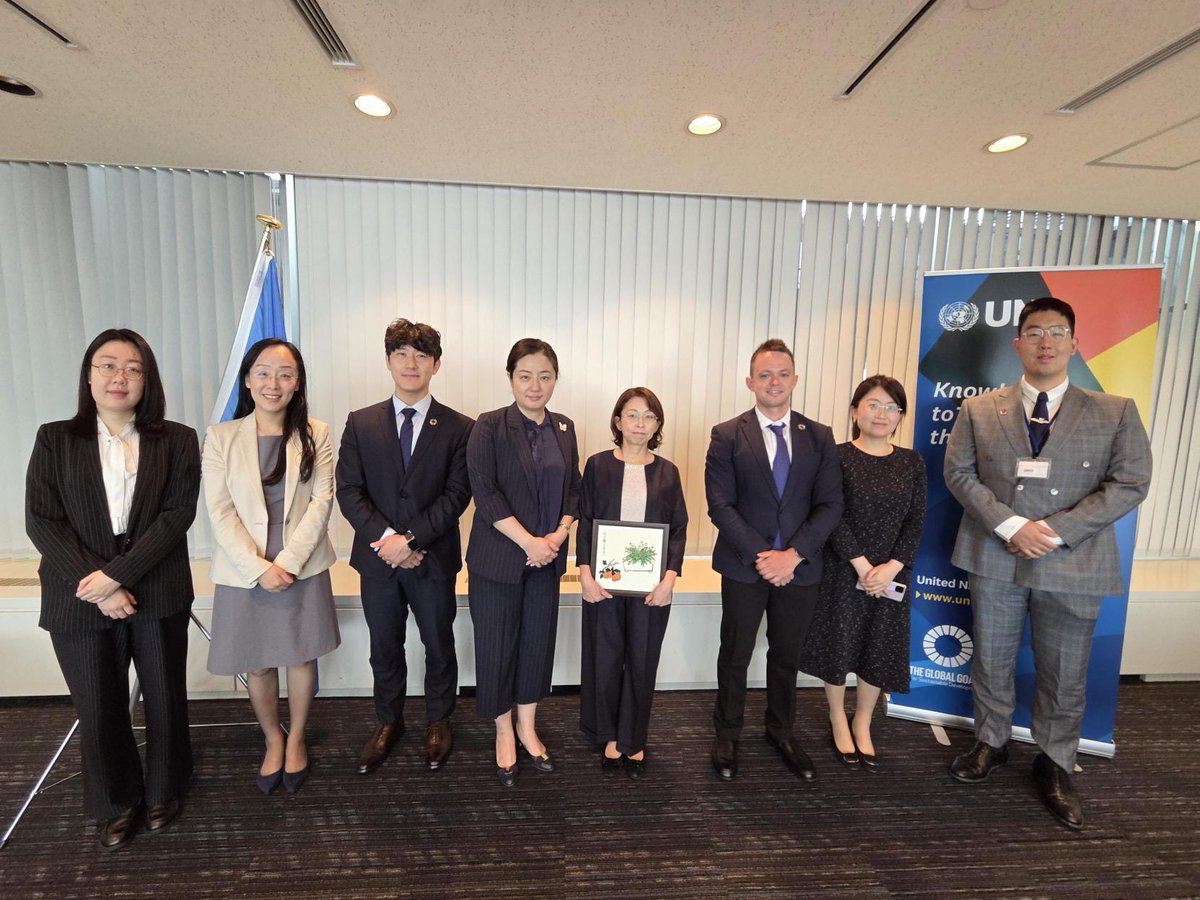 tmarwala's tweet image. Courtesy call to Senior Vice-Rector Aya Suzuki by Ms. Tian Lulu, Minister Counsellor for Education at the Embassy of China in Tokyo. Strengthening academic exchange and global dialogue. #UNU #Education #GlobalCooperation