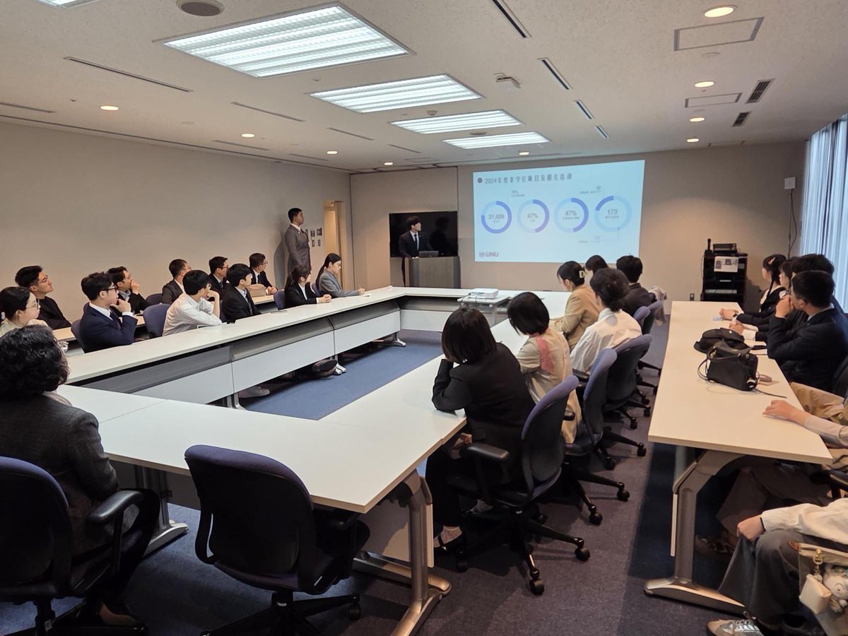 tmarwala's tweet image. Courtesy call to Senior Vice-Rector Aya Suzuki by Ms. Tian Lulu, Minister Counsellor for Education at the Embassy of China in Tokyo. Strengthening academic exchange and global dialogue. #UNU #Education #GlobalCooperation