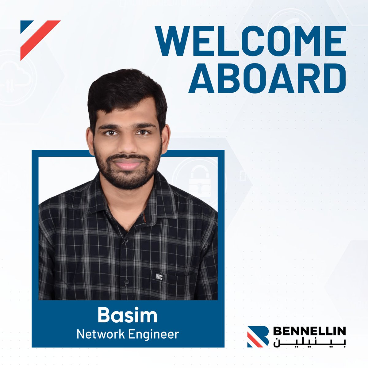 BennellinC's tweet image. Welcome aboard, Basim! 🎉

Excited to have our new Network Engineer join the Bennellin family. Let’s build something amazing together!

#WelcomeAboard #TeamUpdate #TechLife #Bennellin