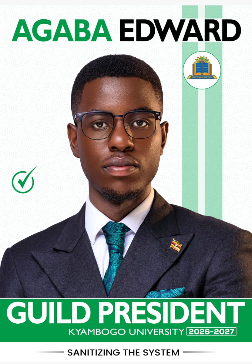 Hello <a href="/kyambogou/">KYAMBOGO UNIVERSITY</a>, Agaba Edward is here—ready to serve, ready to lead, and ready to deliver.

#Vote Agaba Edward for Guild President ✅
Our voice,  Our Guild, Our Leader 
<a href="/EdwardAgaba3/">Edward Agaba</a>  <a href="/UYDsecretariat/">Uganda Young Democrats (UYD)</a>