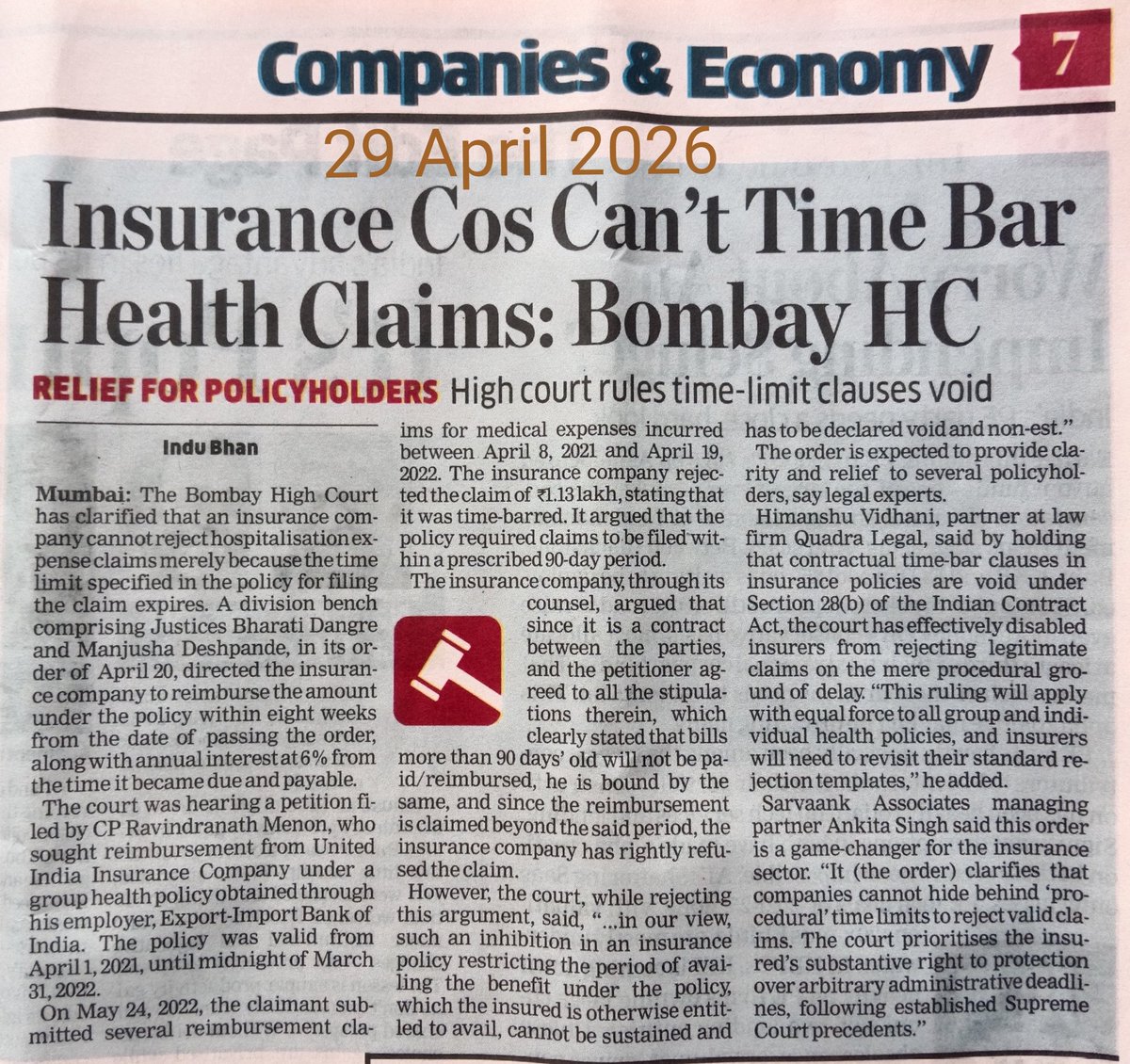dabas_pradeep's tweet image. #HealthInsurance #claim