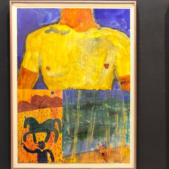 lucasfh1976's tweet image. #anewdayhascome #comienzaunnuevodía Oí los perros que ladraban, #miguelsanchezlindo en @mad_is_mad #arte #art