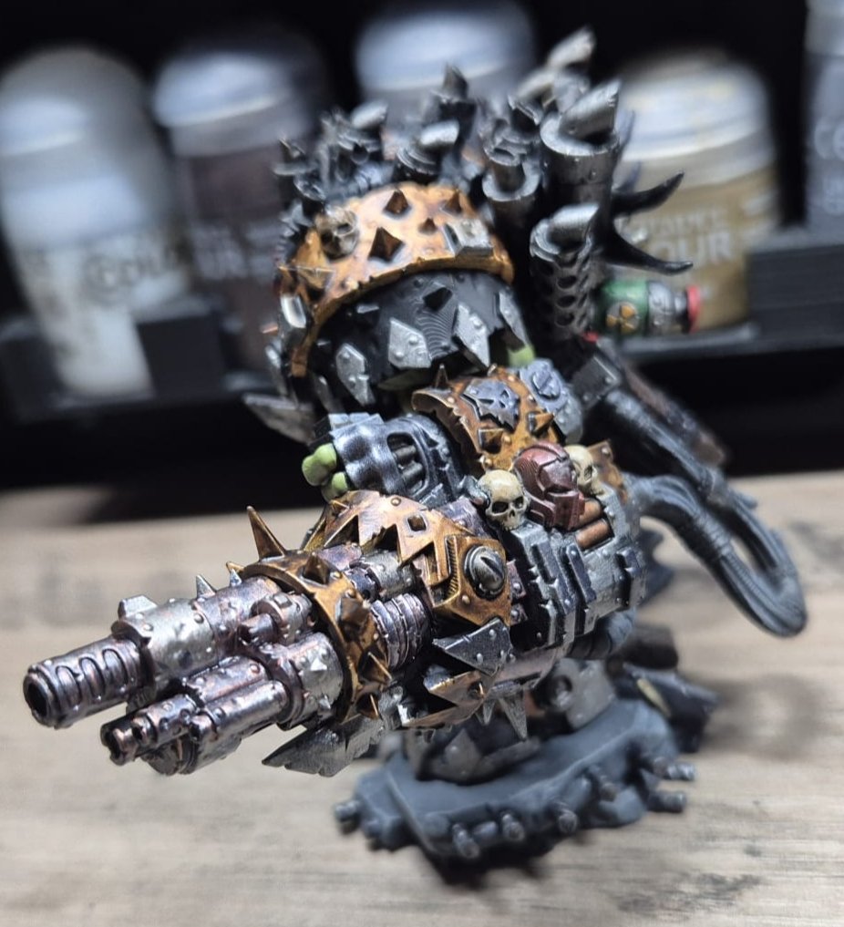 Ultron03122's tweet photo. Orcrus Lupercalia
Orcrus finished 🫡, my Orc Emperor will arrive in a few days 👍🏻

#horusheresy #fypage #fypシ゚ #warhammer40k #Warhammer https://t.co/u3opclEx0H