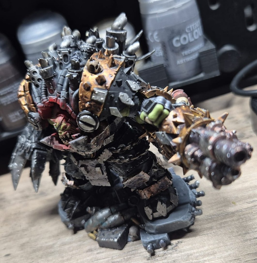 Ultron03122's tweet photo. Orcrus Lupercalia
Orcrus finished 🫡, my Orc Emperor will arrive in a few days 👍🏻

#horusheresy #fypage #fypシ゚ #warhammer40k #Warhammer https://t.co/u3opclEx0H