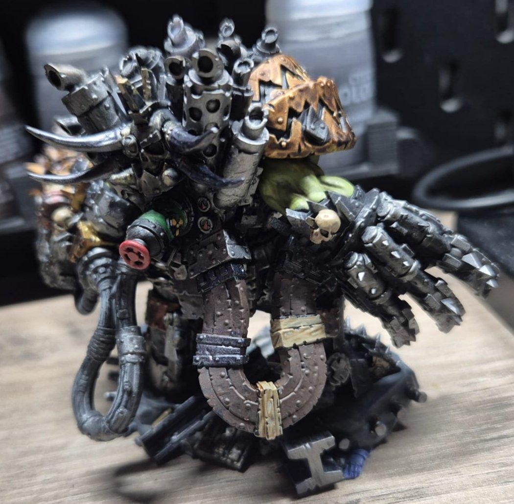 Ultron03122's tweet photo. Orcrus Lupercalia
Orcrus finished 🫡, my Orc Emperor will arrive in a few days 👍🏻

#horusheresy #fypage #fypシ゚ #warhammer40k #Warhammer https://t.co/u3opclEx0H