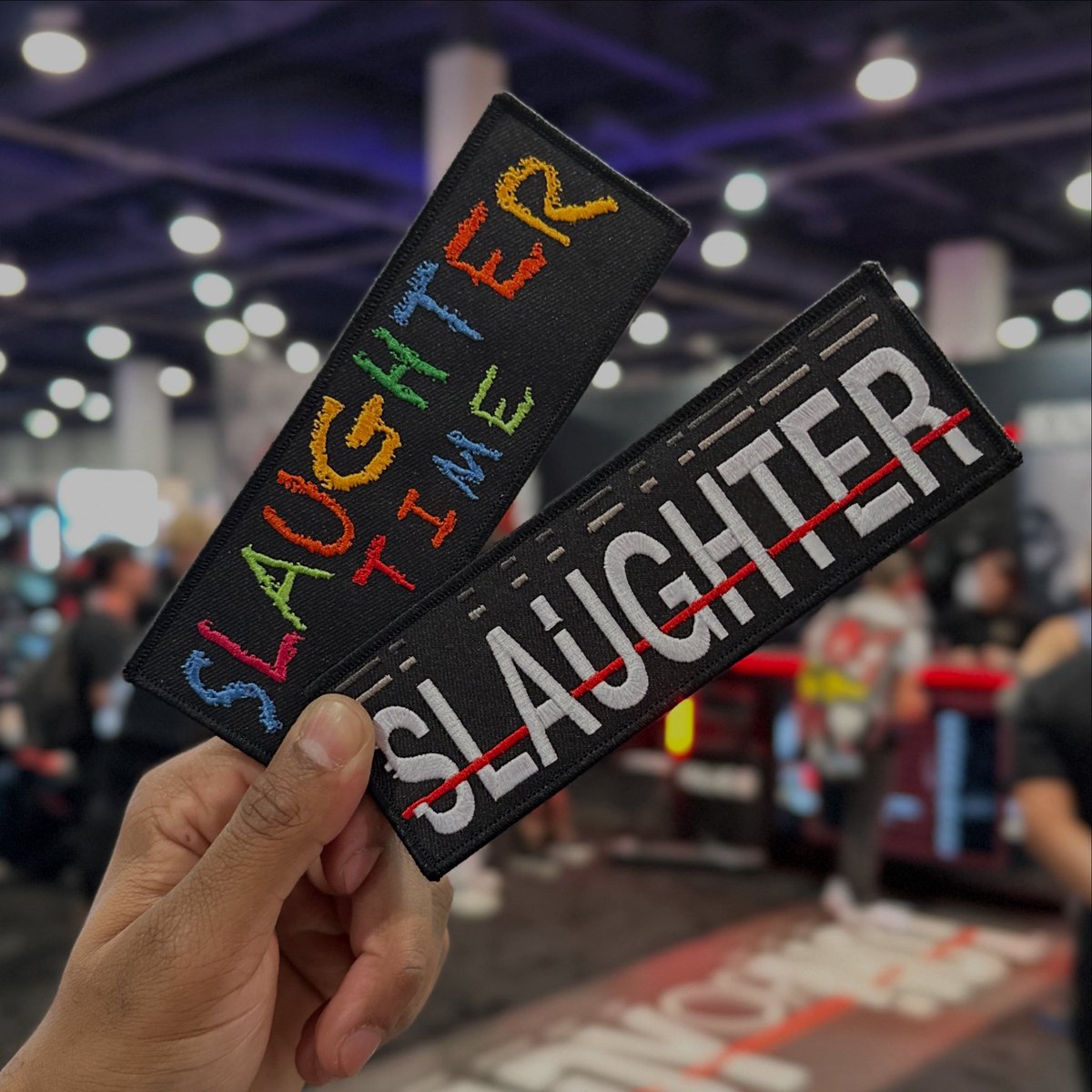 TheDeeMoe's tweet photo. I hosted at @LVLUPEXPO alongside @VOIDInteractive to bring a Ready Or Not SWAT training experience to life. Had a custom LSPD ID phot booth, shock dropped event exclusive patches that mf’s hunted me down for, showed airsoft to thousands, &amp; sold out of everything we brought 🥹 W https://t.co/QCQzX10Xfp
