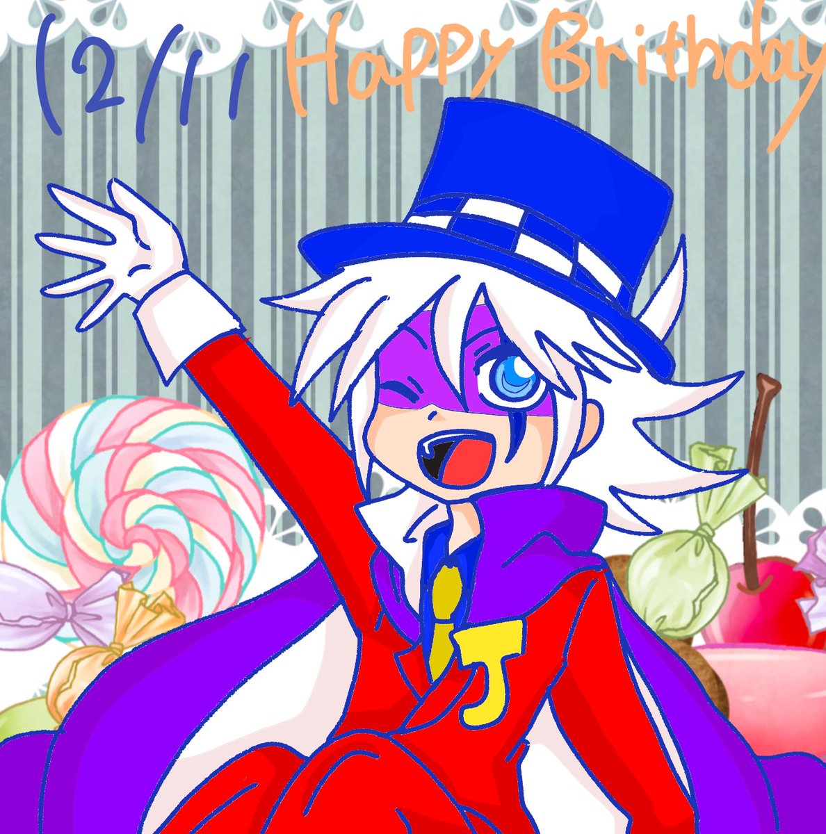 デジタルとして初描きかどうかは知らんけど 10年前のジョーカーと10年