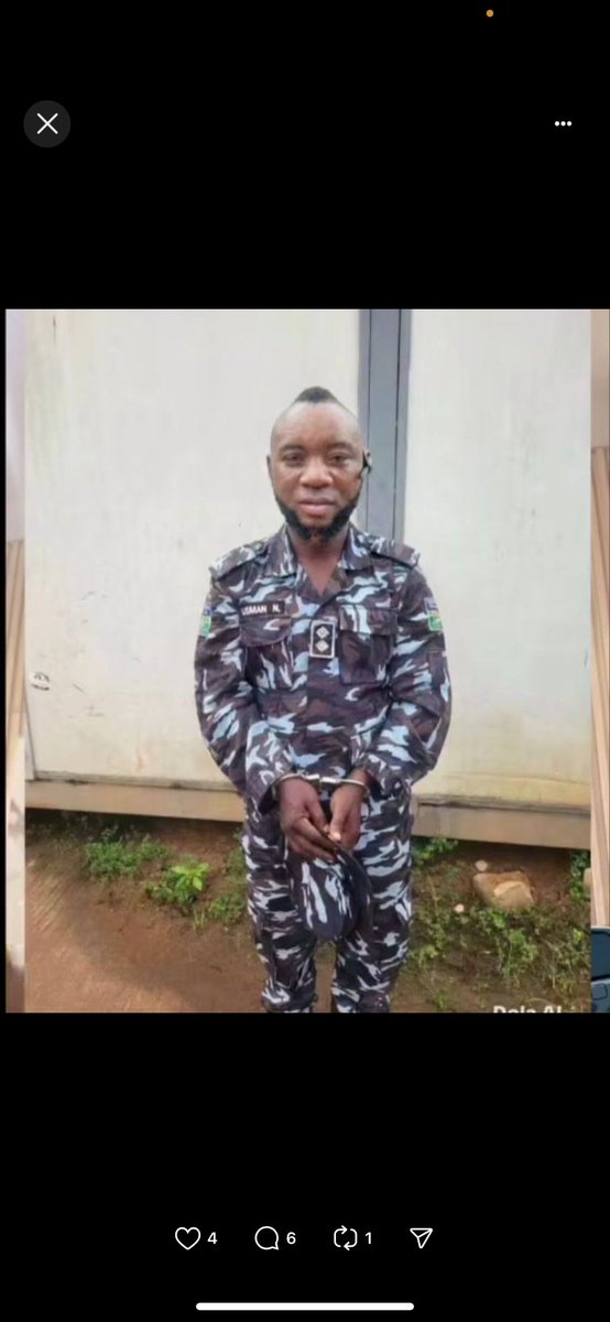 tiphe_j's tweet photo. This is the face of the h3artless and ev!l off!cer, USMAN NUHU, who fi!red the sh0t and k!||ed an unarmed boy in Delta State.

Even as the boy begged him not to sh00t and offered to take them to Sapele, explaining that he had been deceived by the person who sent him to pick up the parcel, the officer still pulled the tr!!gger. 

Normal police procedure requires pr0per investigation and pr0secvtion but instead, he simply sh0t him.

He sh0t him without any remorse, right in front of everyone.

Let his w!fe, ch!ldren, br0thers, 
s!sters and all his rel4tives know that their beloved off!cer is a c0ld bl00ded k!||er.

What a country.

Even band!ts hardly receive that kind of instant jvdgment from the p0lice.

I will quote the full story.