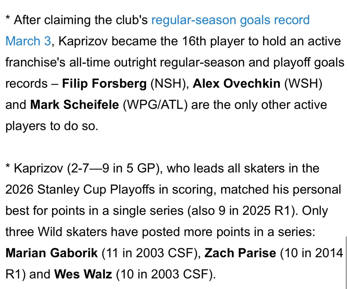 Minnesota Wild PR tweet media