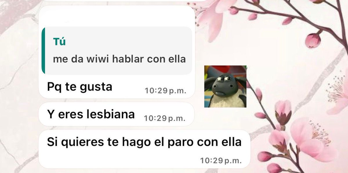 algún día va aceptar que no soy lesbiana la basura esta