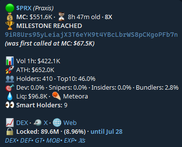 solgoodman's tweet photo. $PRX clean 8X and counting.
you still not in yet?
get in 👉 https://t.co/01tIlWec7K https://t.co/G8WJTdGMNb