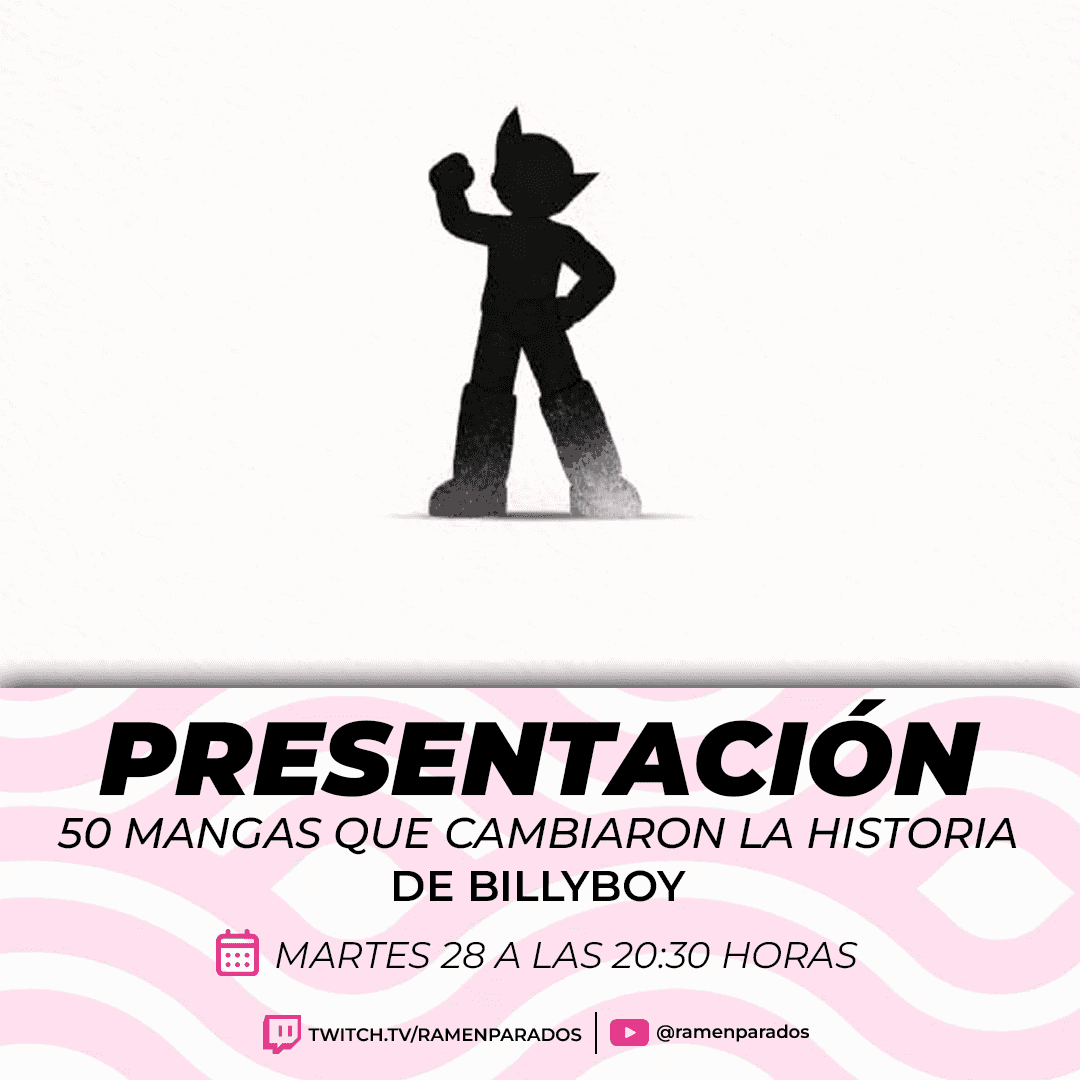 RamenParaDos's tweet photo. ¡BUENOS DÍAS!
Ya estamos a miércoles, mitad de semana.
Por si no pudisteis verlo, anoche charlamos en Twicth con #BillyBoy, que se ha autopublicado un libro titulado "50 mangas que cambiaron la historia". Tenéis la charla ya subida en https://t.co/Oy6Ru246MJ https://t.co/lIALCF8LGU