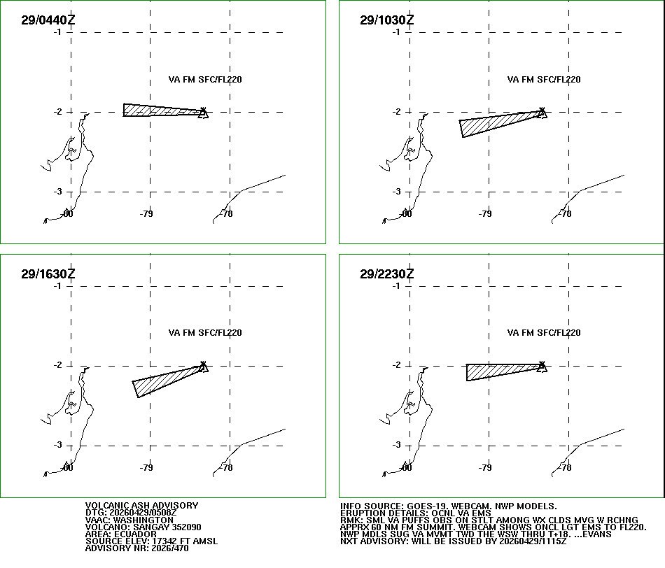 WashVAAC's tweet image. The latest #ash advisory for #Sangay #volcano in #Ecuador: ospo.noaa.gov/VAAC/ARCH26/SA…