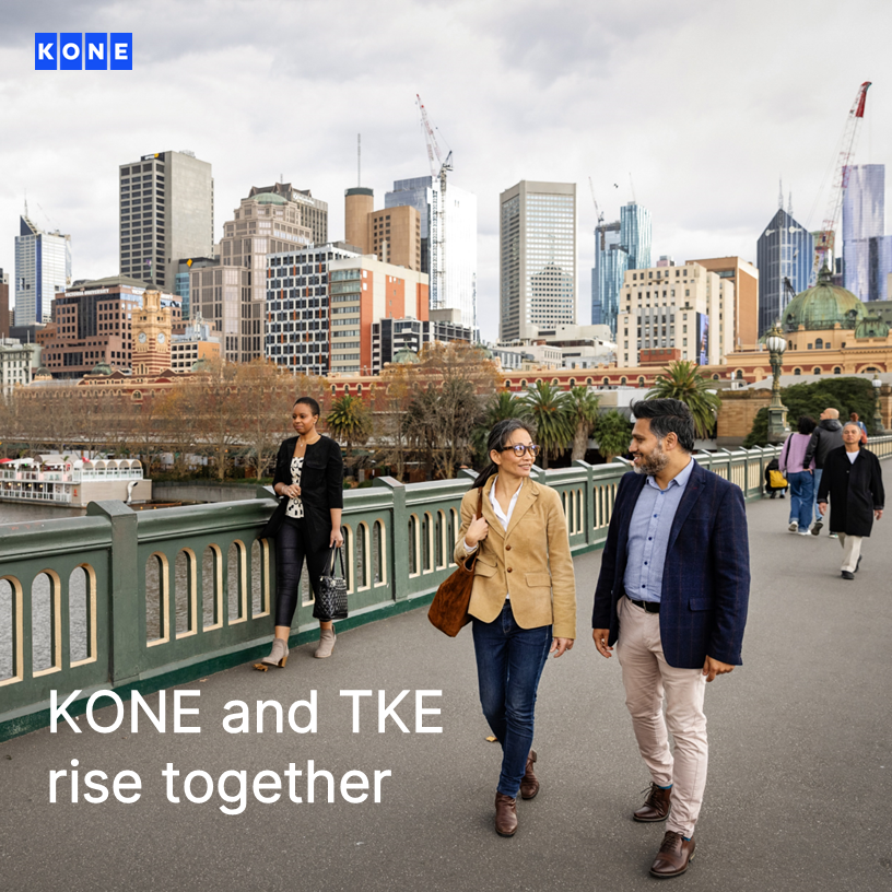 KONECorporation's tweet photo. Breaking news: We’ve just announced plans to combine with TKE to form a world-class company in the elevator and escalator industry.

The combined group would have more than 100,000 employees in over 100 countries, the adjusted EBIT would rise to more than EUR 2.7 billion and the annual sales amount to approximately EUR 20.5 billion.

Read more: https://t.co/RIQm0Fb7iD

#RiseTogether